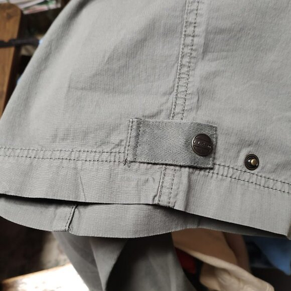 New L.L. Bean Ripstop Dark Green Pull On Capri Pants Size Women's 1X - Picture 4 of 4